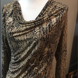 Vince Camuto animal print blouse